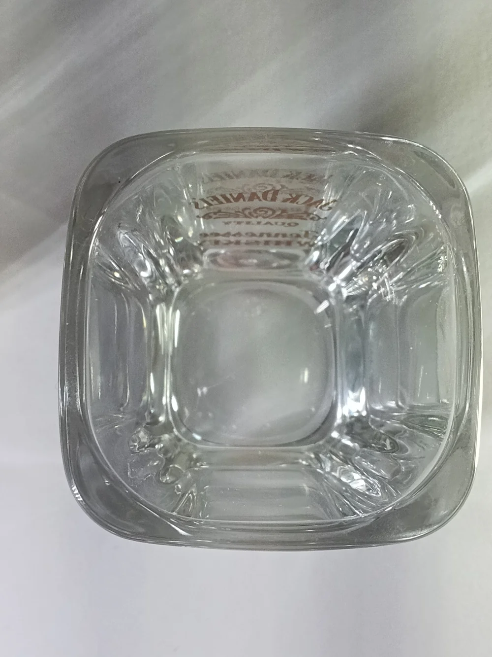 Vintage Jack Daniel’s Square Shot Glasses Set of 2 - Gold Logo & Old No. 7
